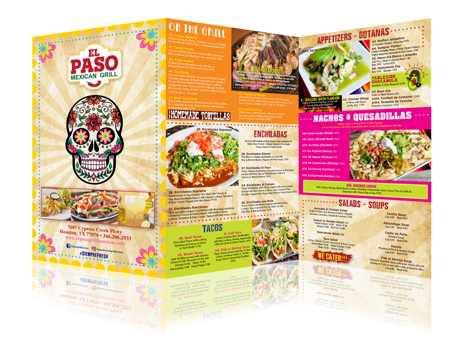 Menu Houston