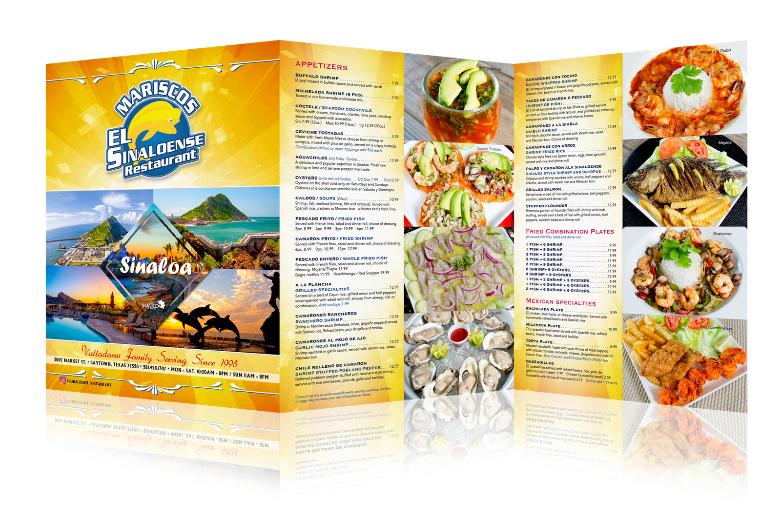 Seafood Menu