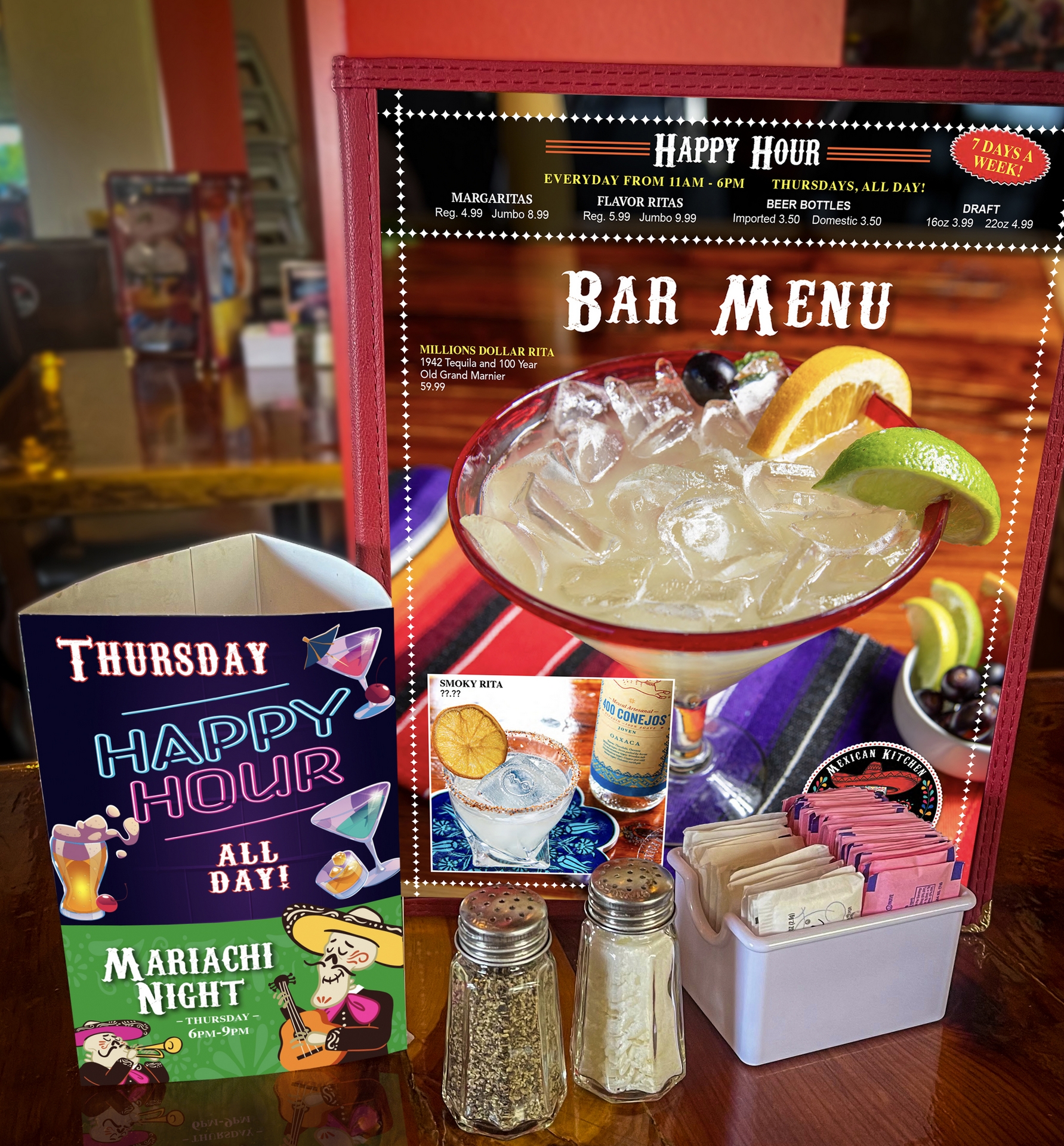 Three Sided Table Tent, Houston