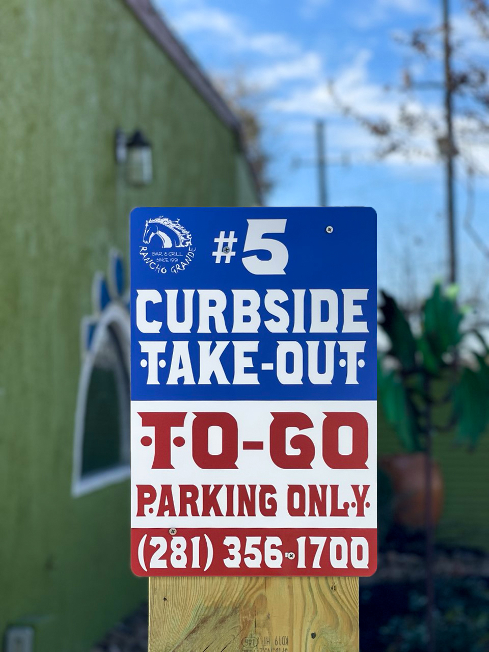 Parking Sign Aluminum